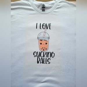 I love sucking (boba) balls